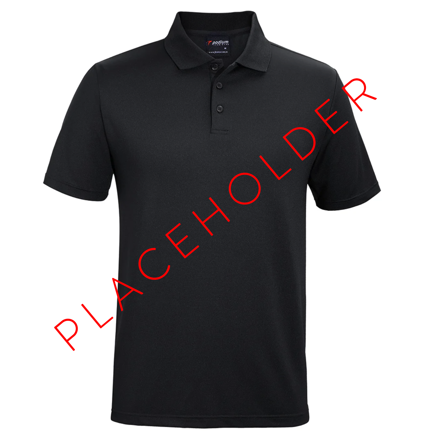 Womens TotalFusion COACH Black Polo